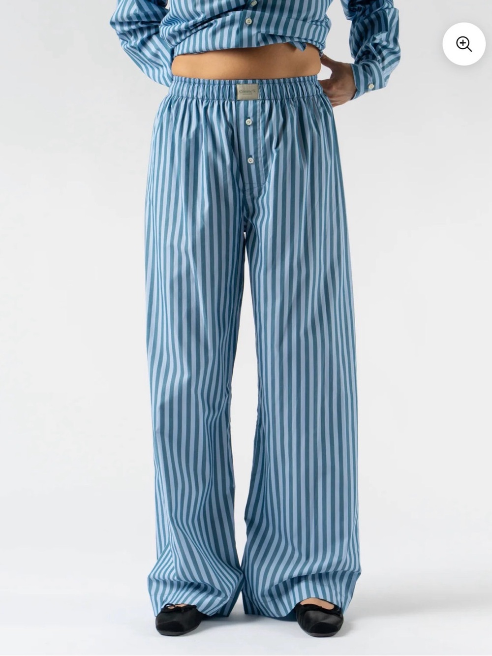 Comme Si Lagoon Stripe Boxer Pant - M
